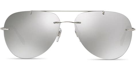 prada oversize flat top sunglasses rimless|Prada sunglasses reflective.